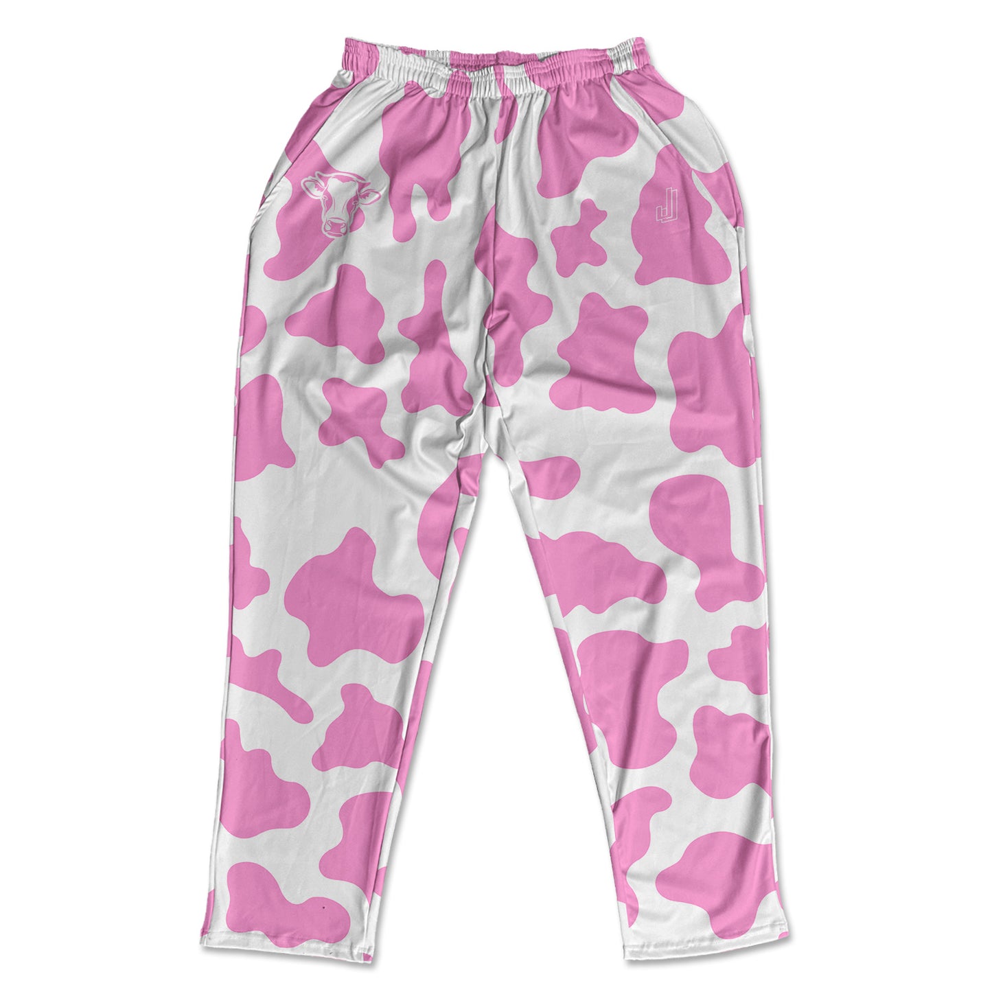 Mucle Pants - Pink Cow Print