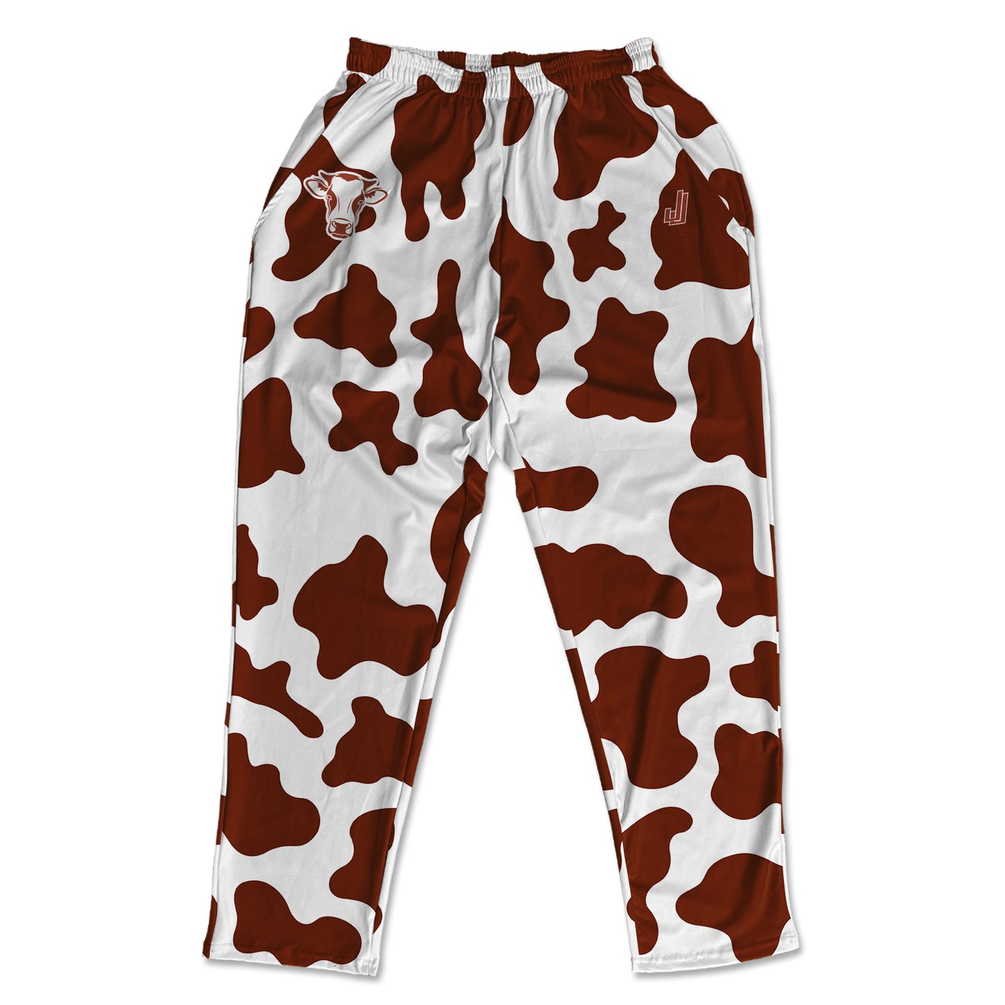 Mucle Pants - Brown Cow Print