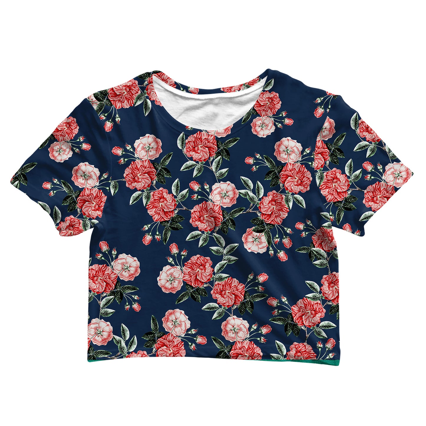 Cotton Crop Tee - Vintage Rose