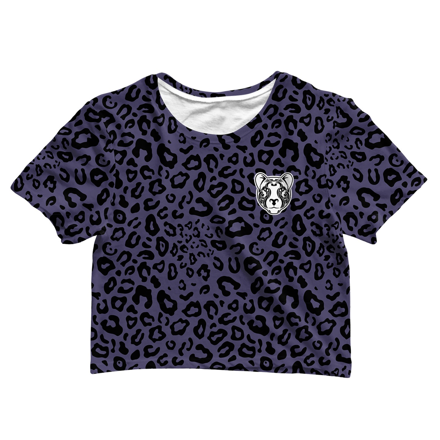 Cotton Crop Tee - Panther Print