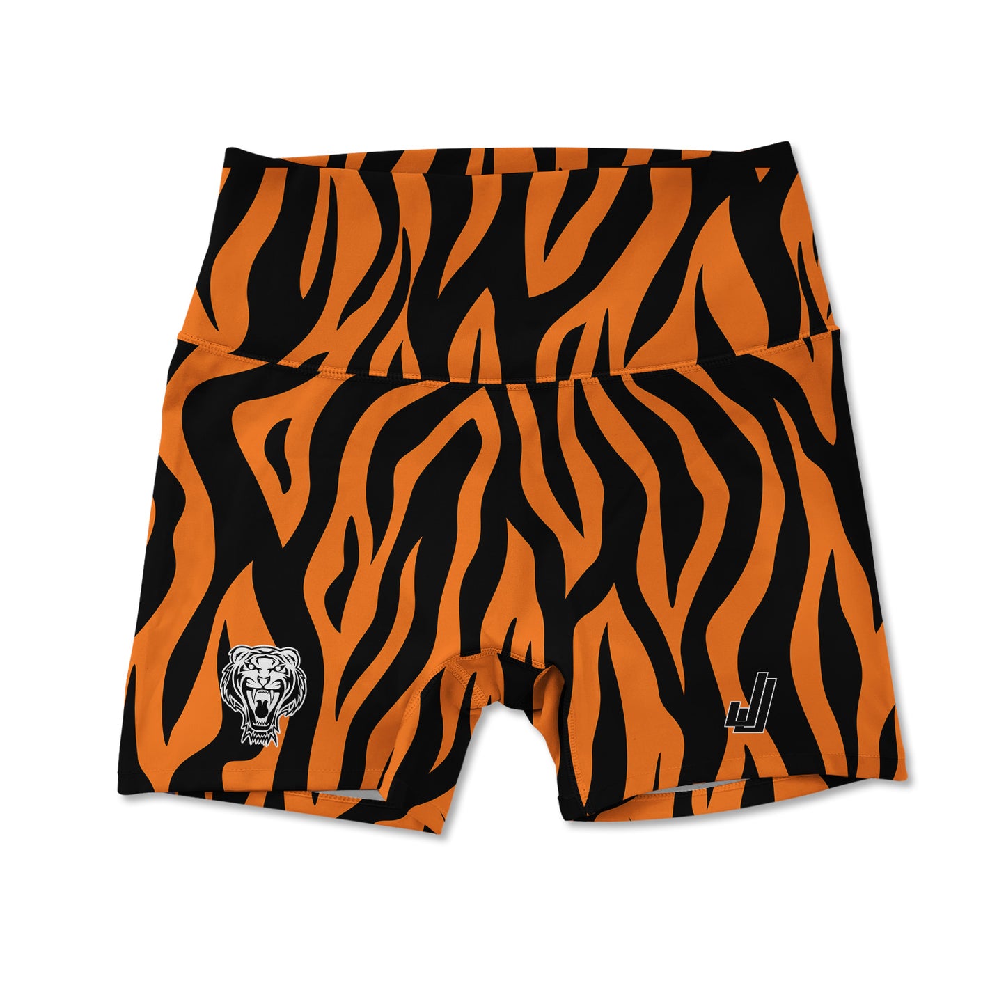 Women's Active Shorts - Tiger Print