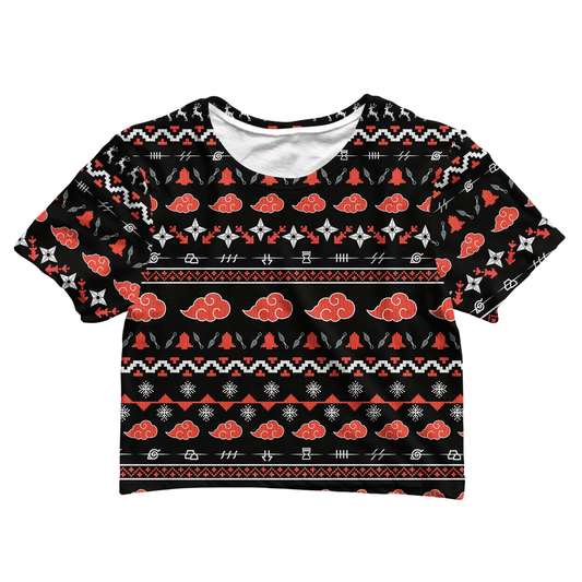 Cotton Crop Tee - Akatzuki Christmas