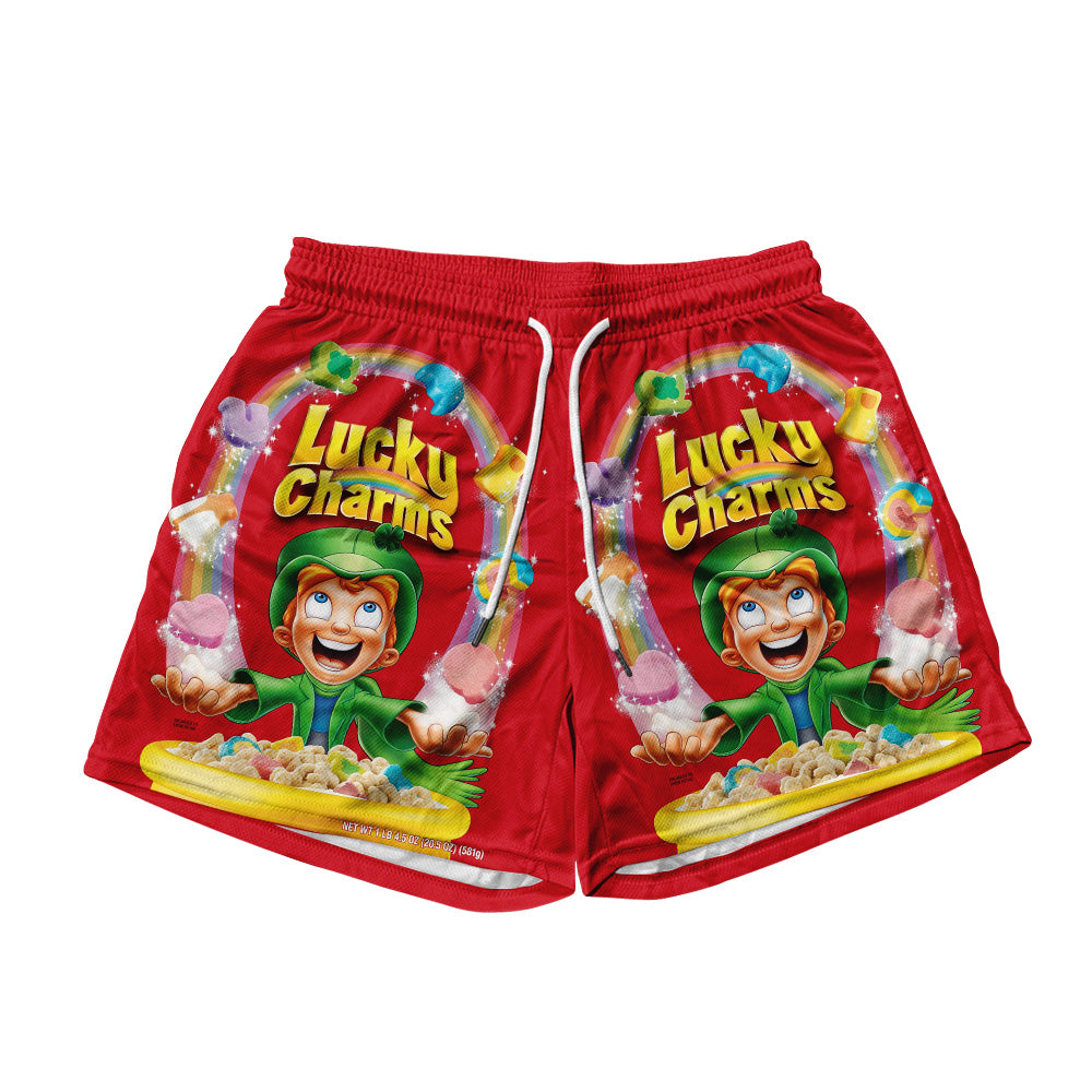 Basic Mesh Short - Lucky Charms