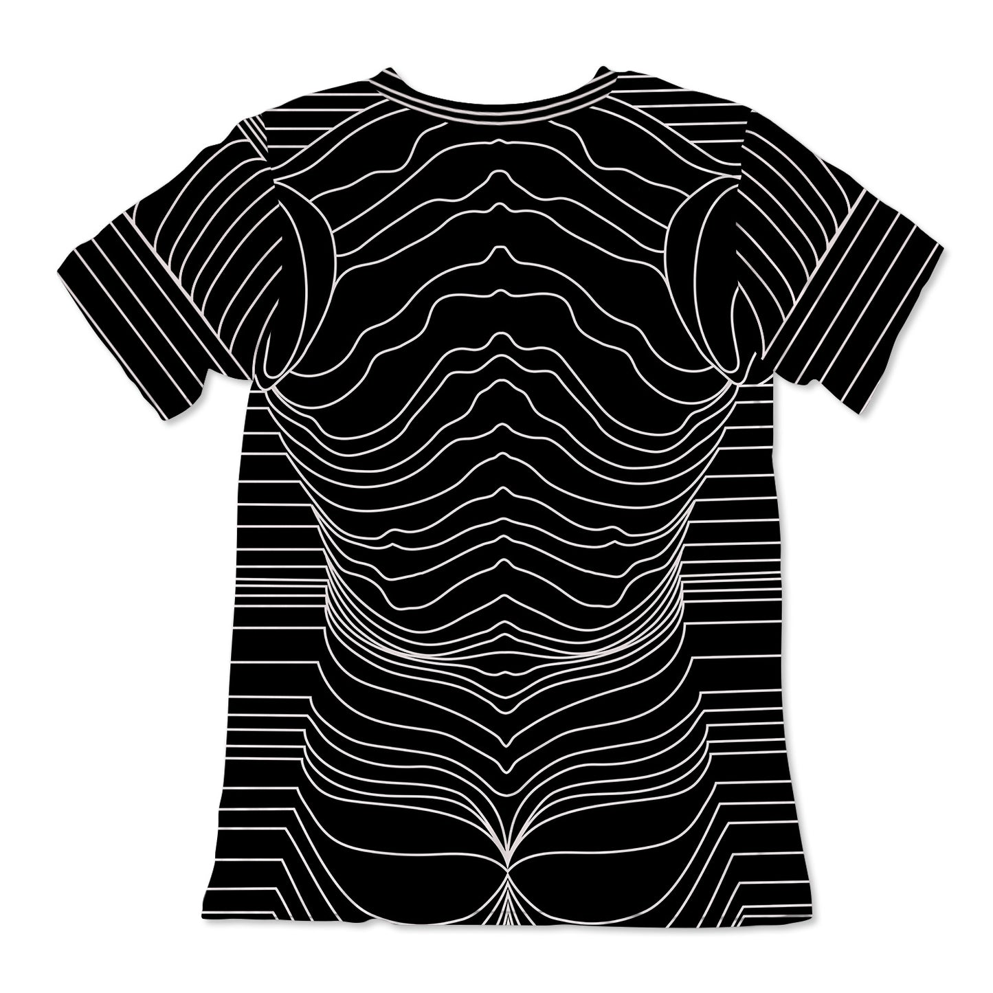 Unisex Cotton Tee - Topography Body Map