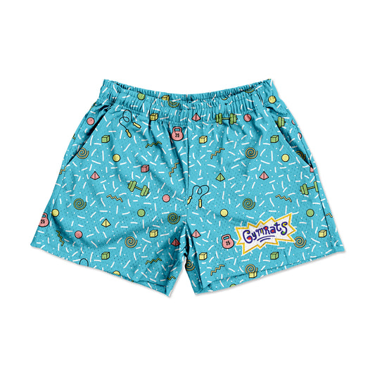 Mesh Flex Shorts 5 - Cow Print