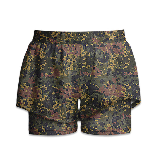 Printed Liner Shorts - Camouflage