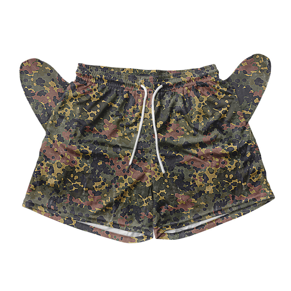 Basic Mesh Short - Camouflage