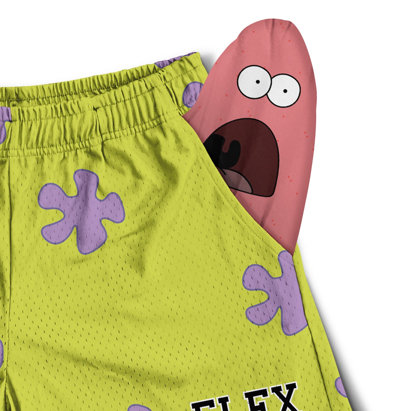 Mesh Shorts 5" - Flex Starfish Parody