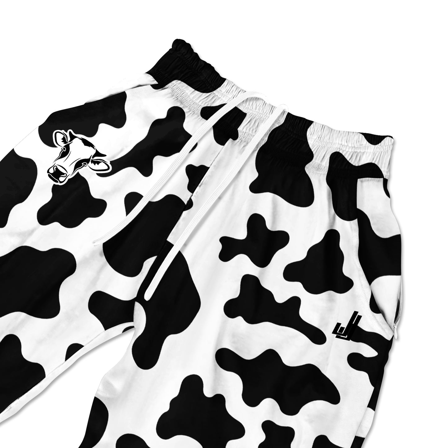 JJ Shorts Mucle Pants - Cow Print