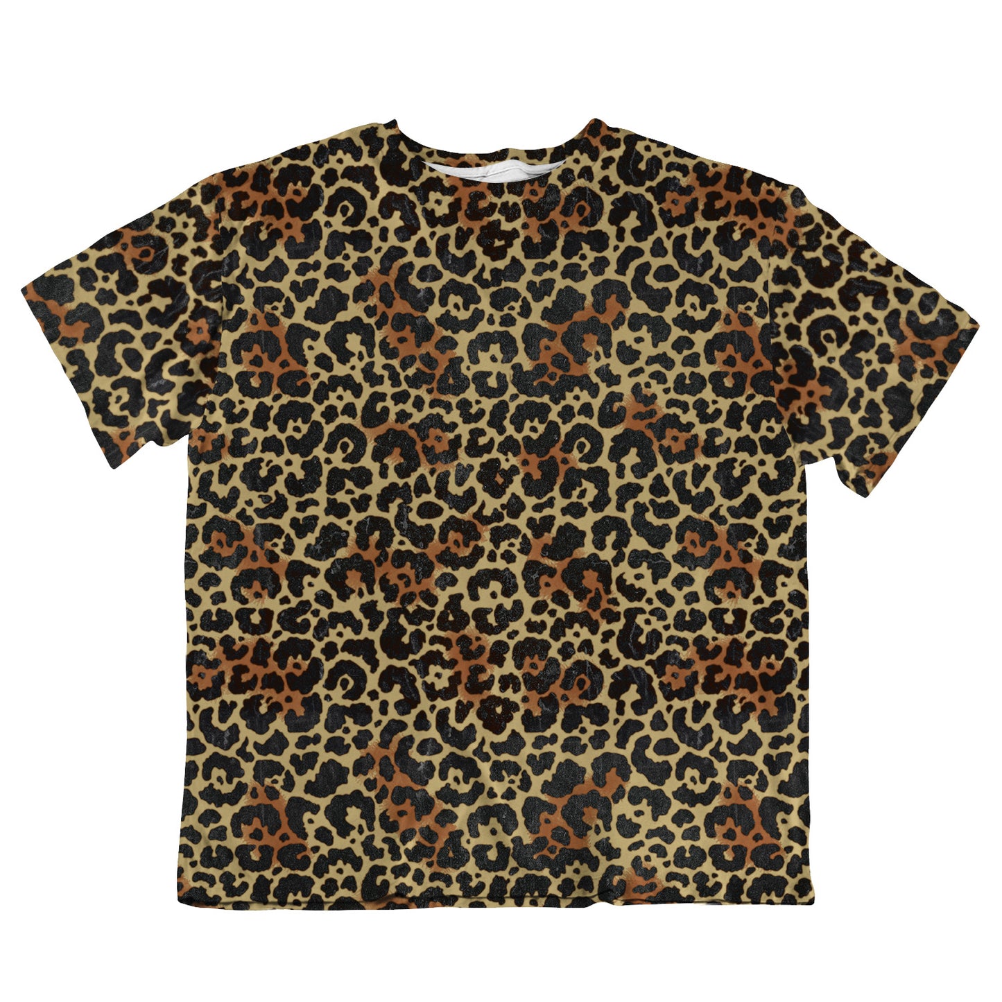 Unisex Oversized Tee - Leopard