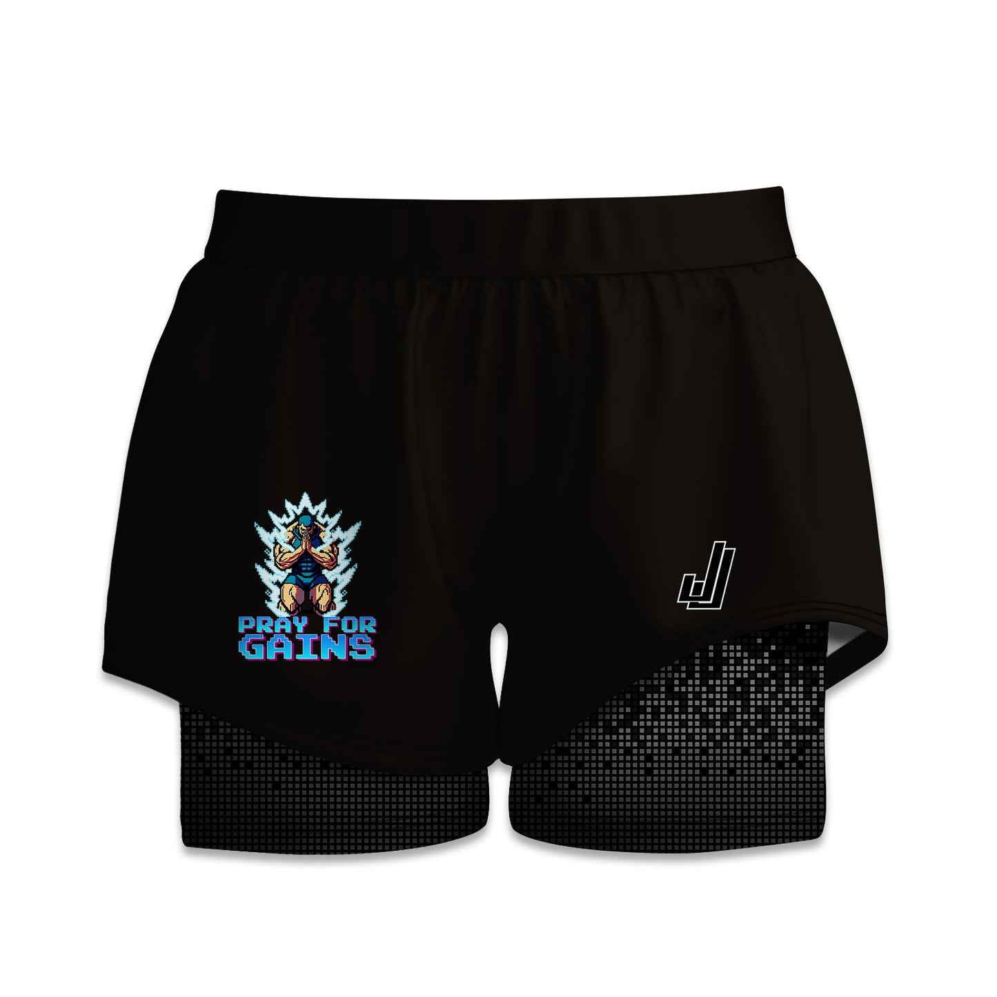 Printed Liner Shorts - Pray For Gains