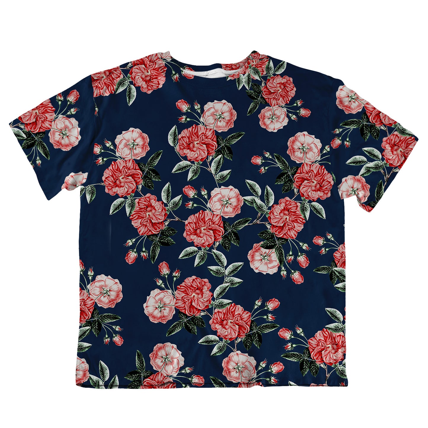 Unisex Oversized Tee - Vintage Roses