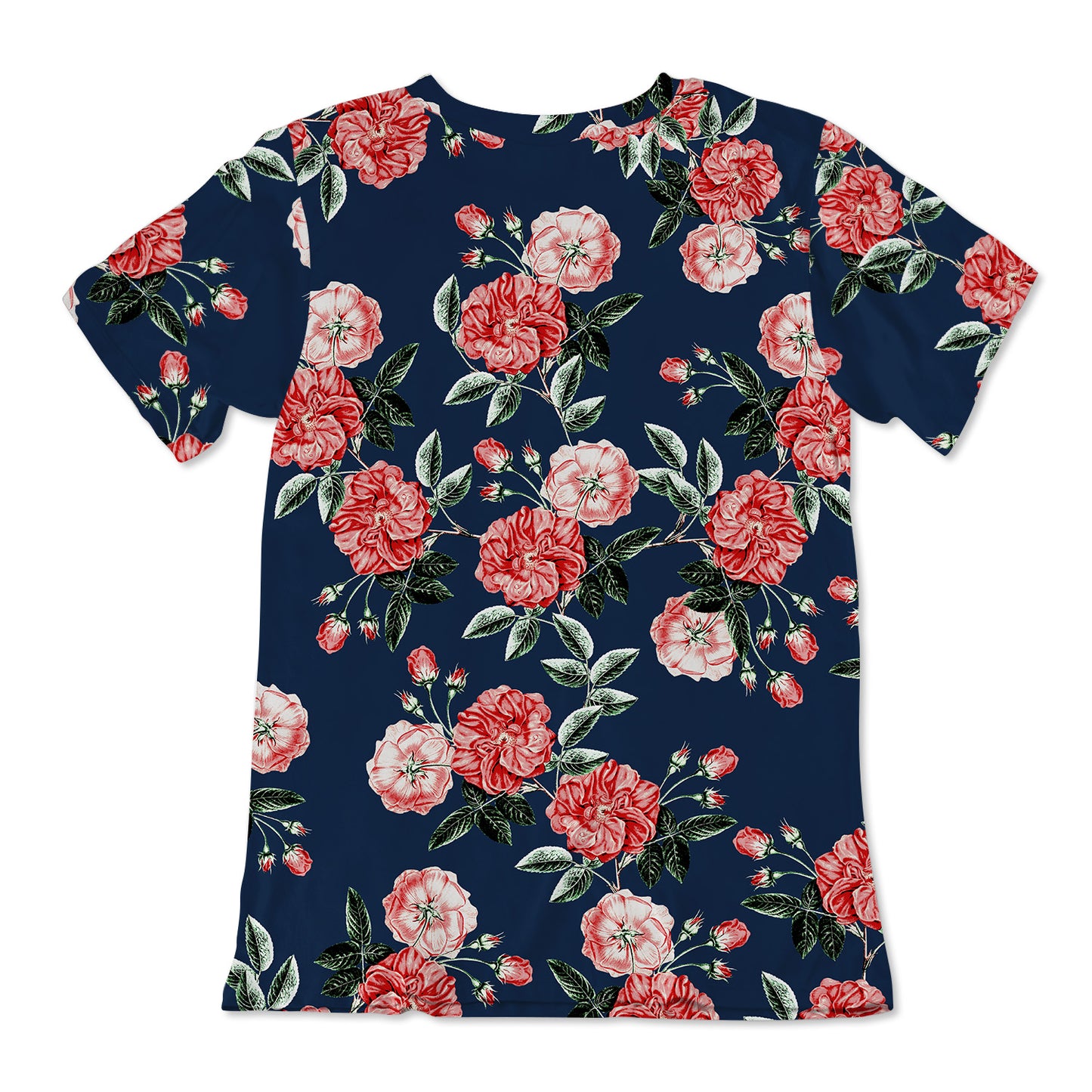 Unisex Cotton Tee - Vintage Roses