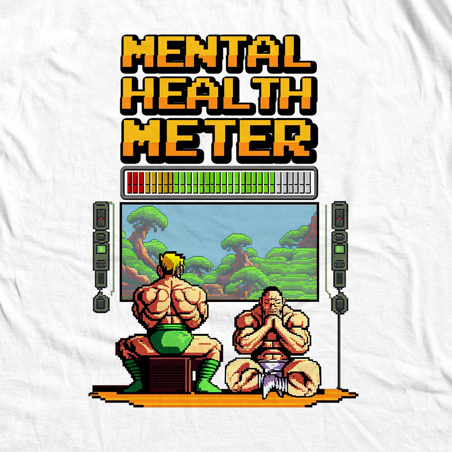 Mental Health Meter Long Sleeve Tee