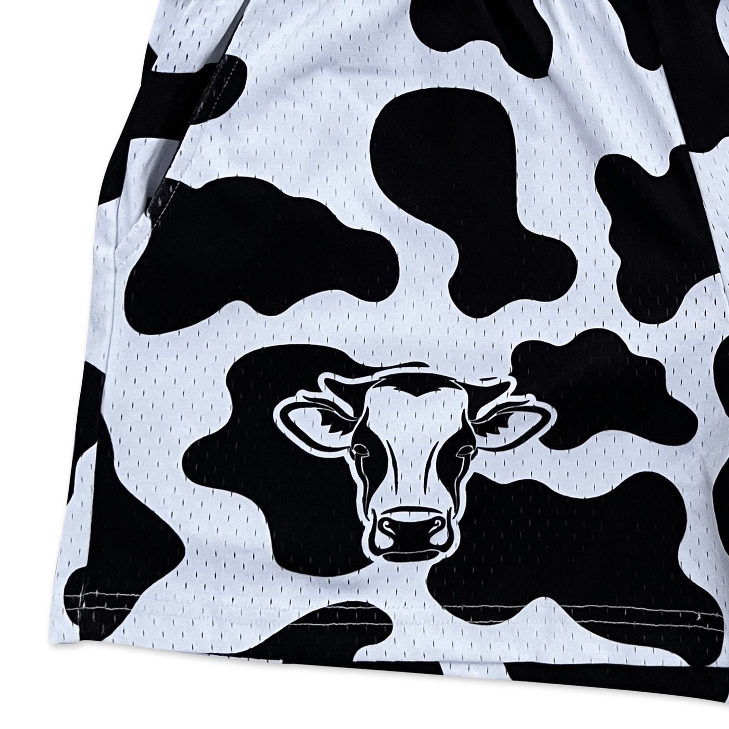 Cow - Premium Mesh JJ Shorts - 5 Inch Inseam