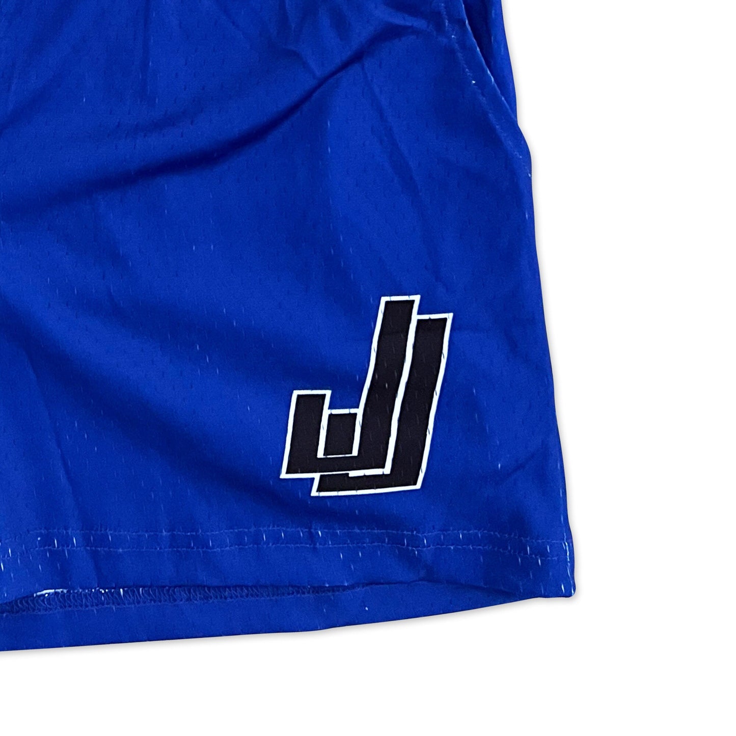 Blue - Premium Mesh JJ Shorts - 5 Inch Inseam - Vintage Gym Basketball Fit