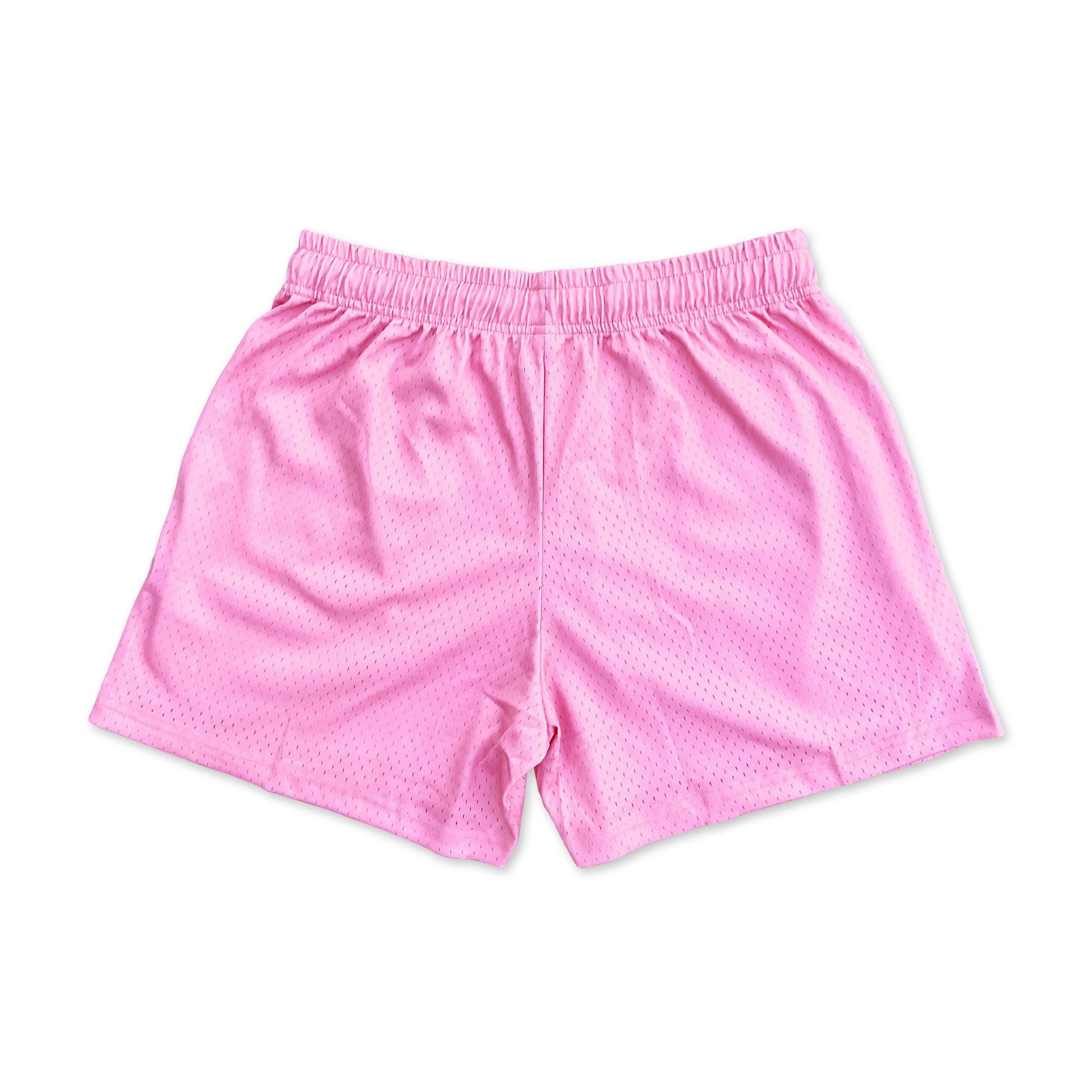 Pink - Premium Mesh JJ Shorts - 5 Inch Inseam - Vintage Gym