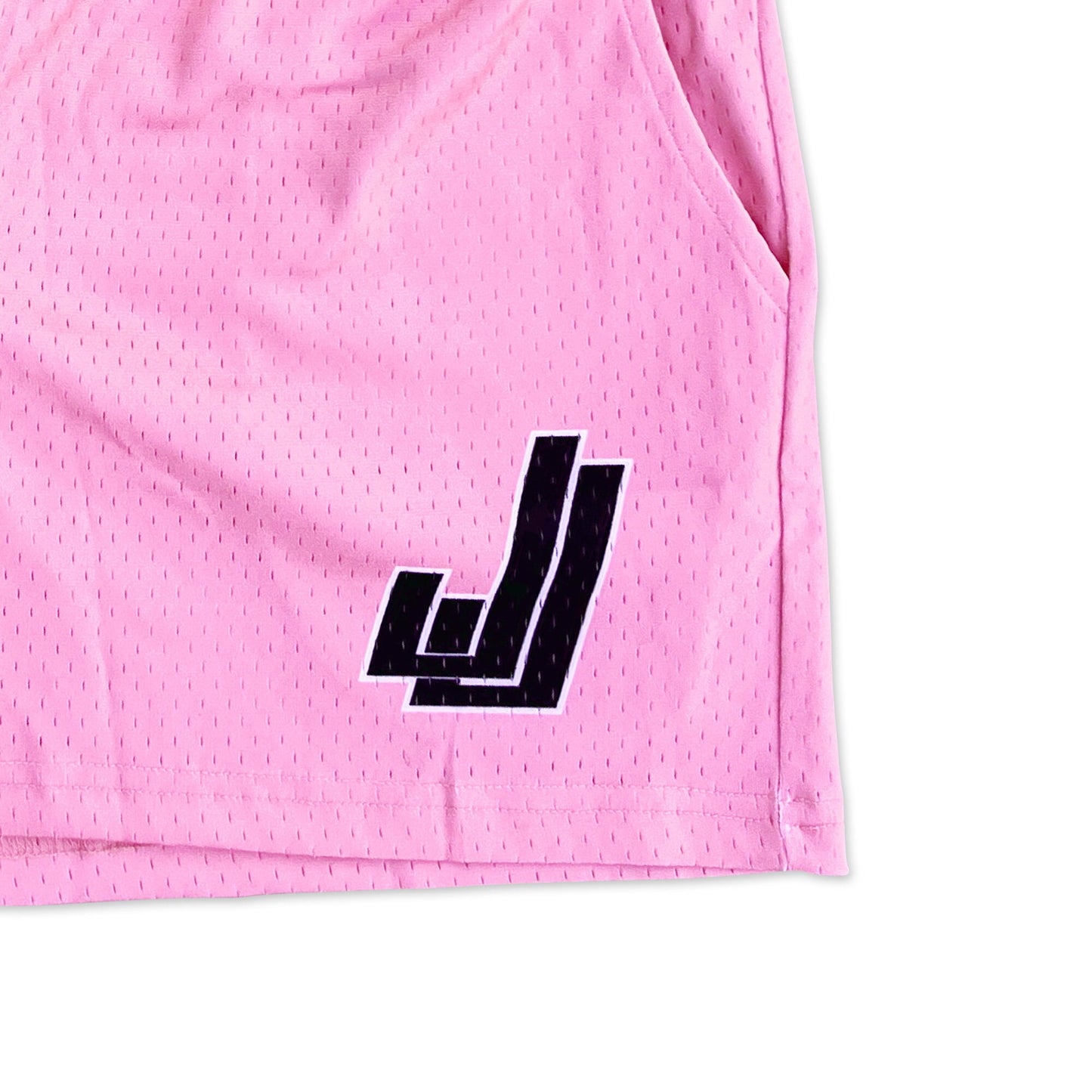 Pink - Premium Mesh JJ Shorts - 5 Inch Inseam - Vintage Gym Basketball Fit  (Preorder)