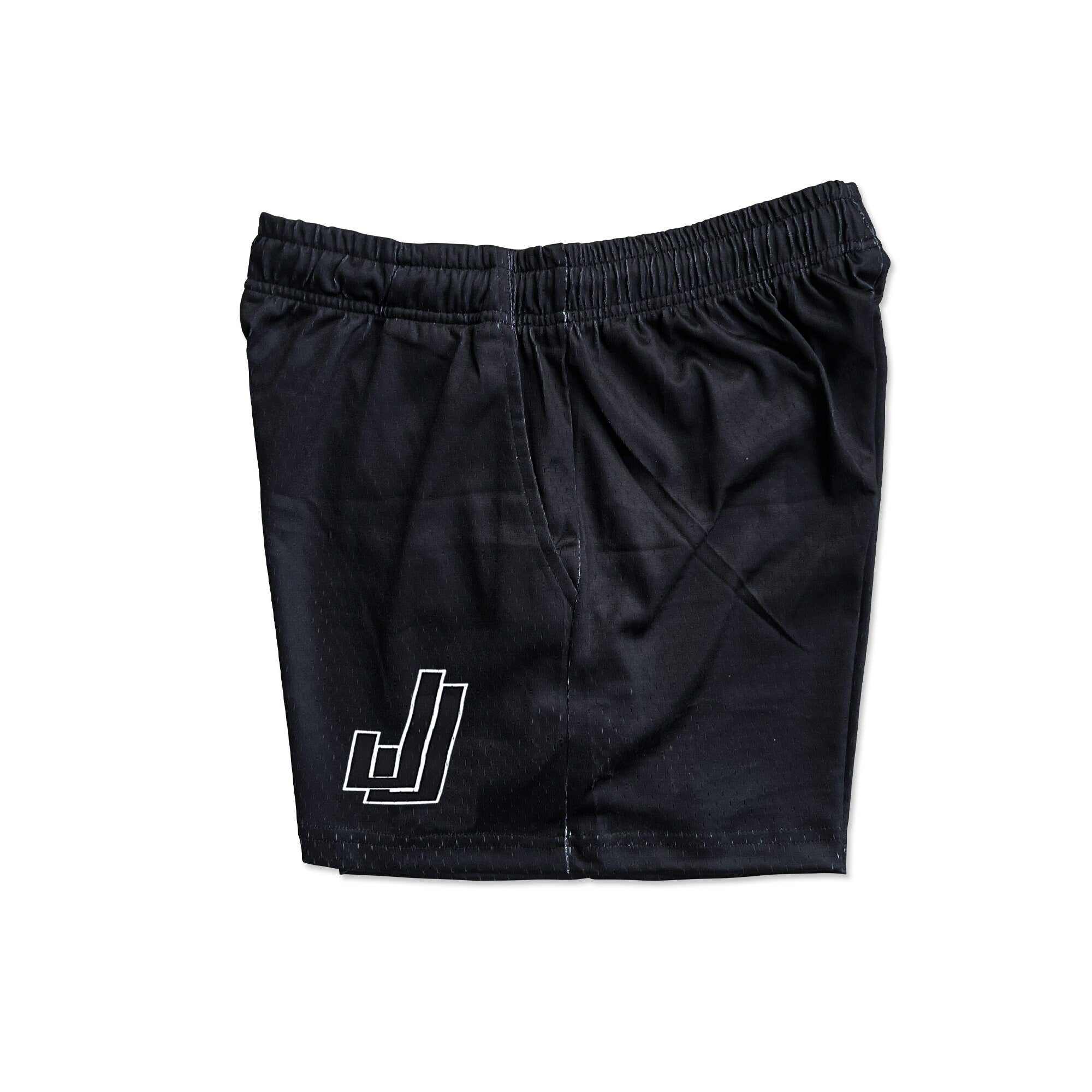 Black - Premium Mesh JJ Shorts - 5 Inch Inseam (Preorder) – JJshorts