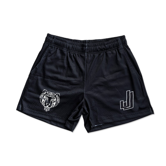 Black - Premium Mesh JJ Shorts - 5 Inch Inseam