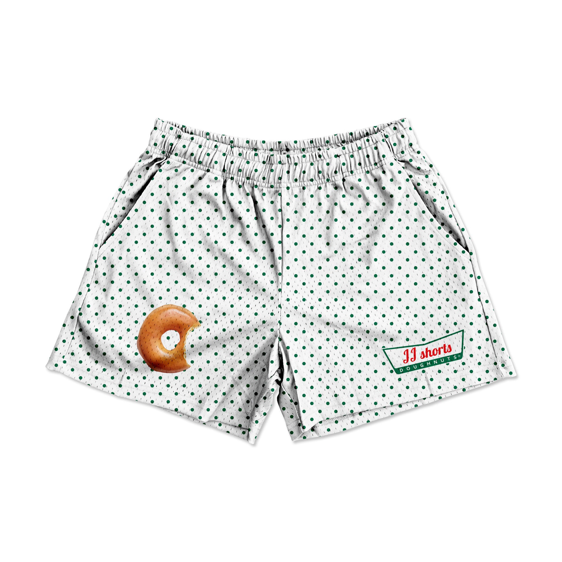 Krispy Doughnut - Premium Mesh JJ Shorts - 5 Inch Inseam (Preorder)