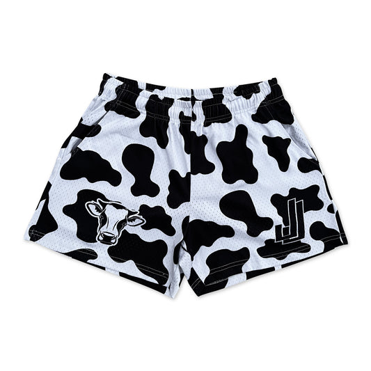 Cow - Premium Mesh JJ Shorts - 5 Inch Inseam