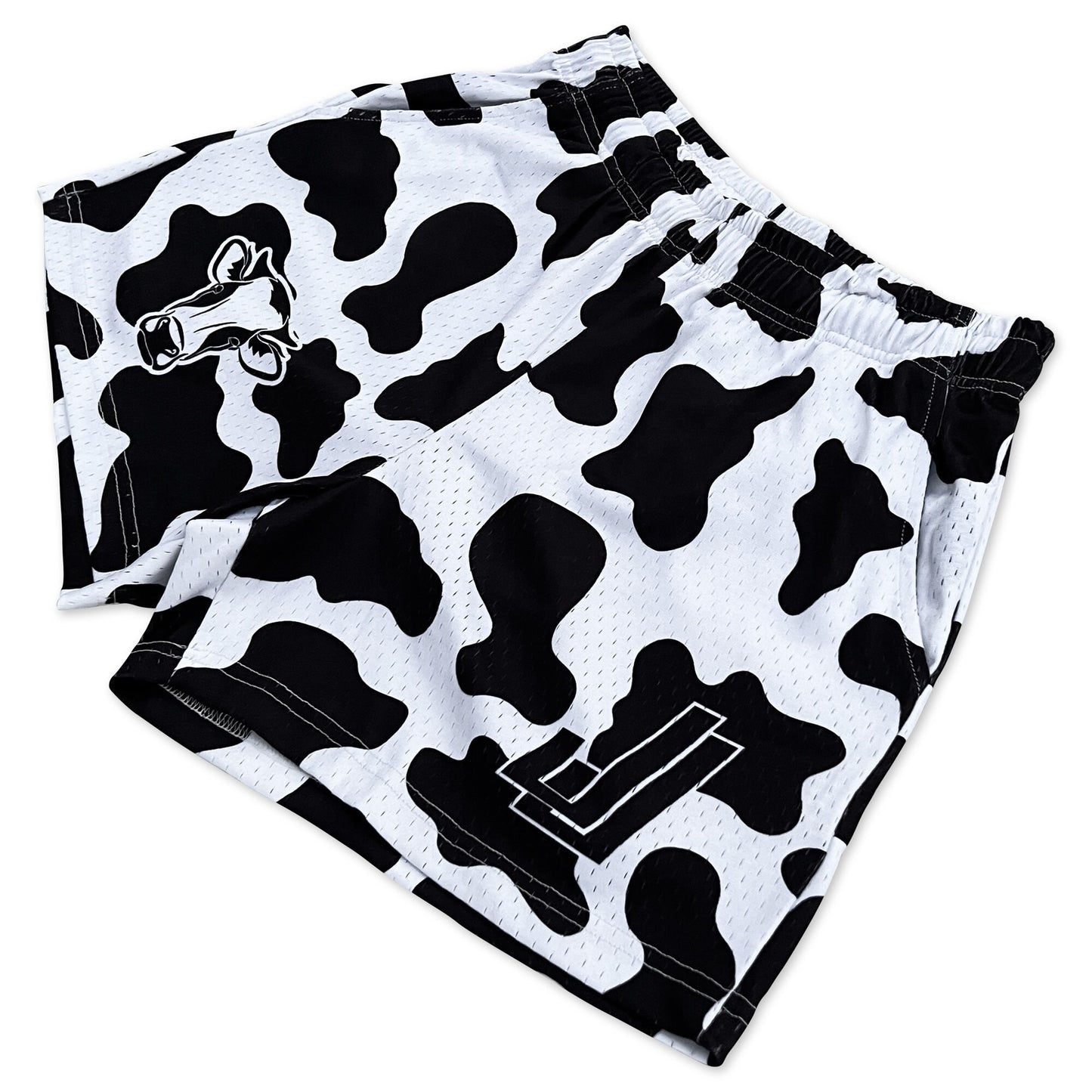 Cow - Premium Mesh JJ Shorts - 5 Inch Inseam