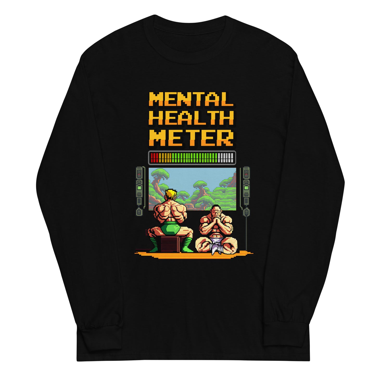 Mental Health Meter Long Sleeve Tee