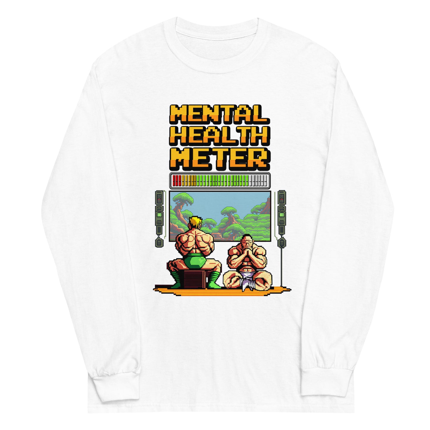 Mental Health Meter Long Sleeve Tee